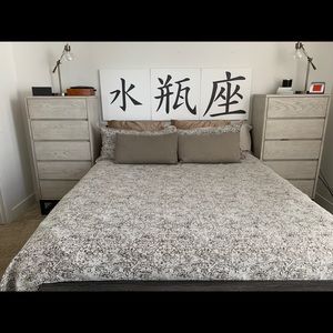 Make an offer!  Urban home king comforter set.